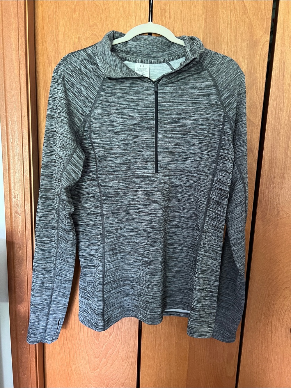 Under Armour Gray/Charcoal Heather 1/4 Zip Performance Pullover